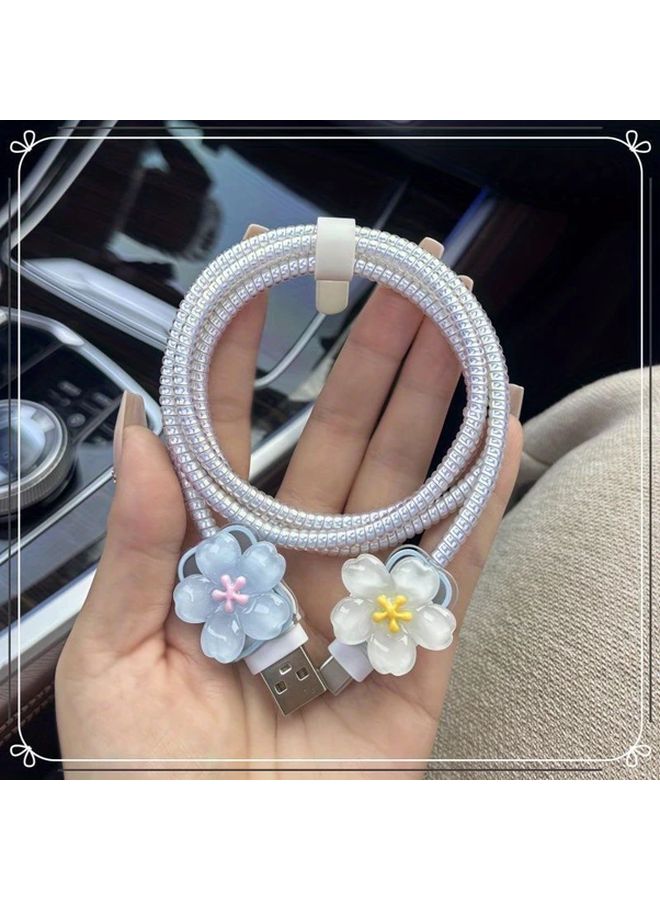 غطاء واقي وردي لشاحن شاومي ريدمي 33 واط السريع بتصميم مضاد للتشابك - Image 3